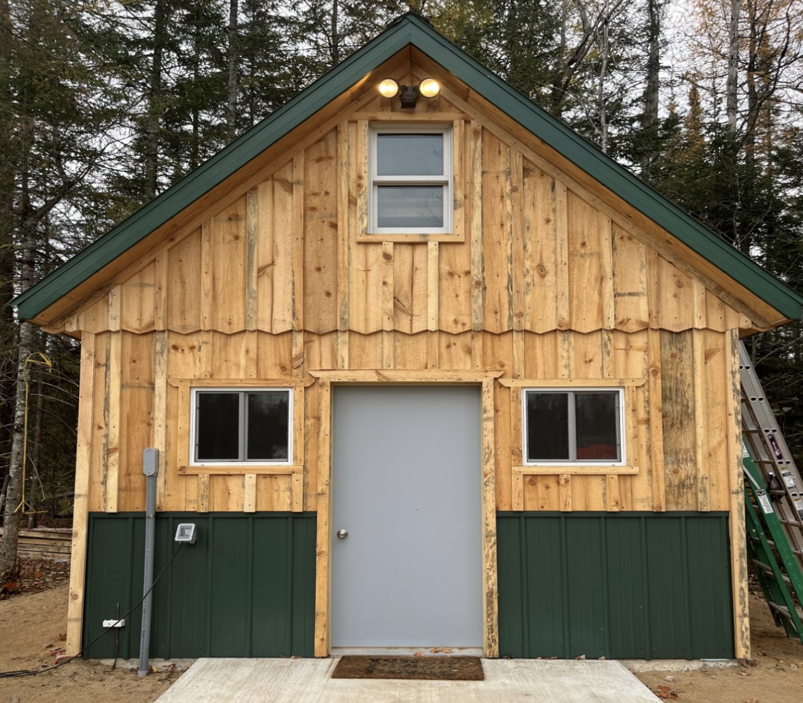 Carl Hanson's workshop and home in Northern Michigan